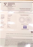  Certified gemstone Sommer in Diamond Diamante 3.18 Ct CERTIFICATO IGI 130440299 - CERTIFICATO IGI 130440299